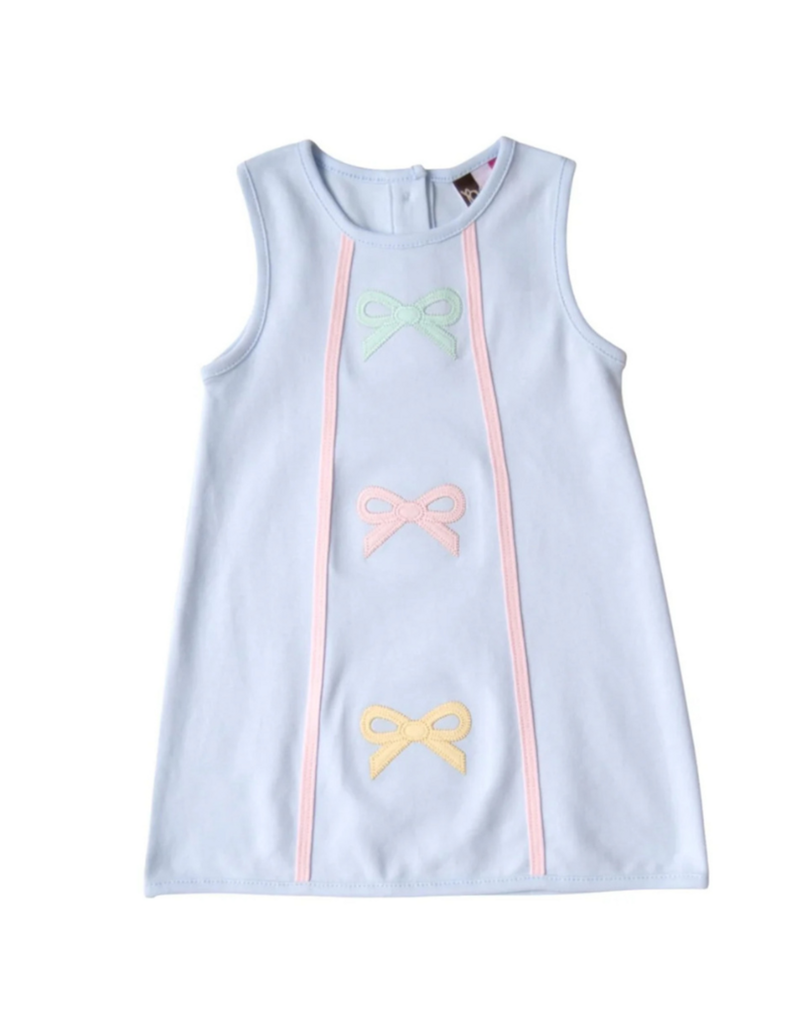 Banana Split Hadley Bow Aline Dress, Lt Blue