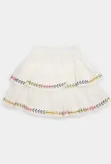 Joyous and Free Del Mar Skort, White Swiss Dot