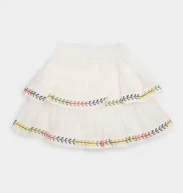 Joyous and Free Del Mar Skort, White Swiss Dot