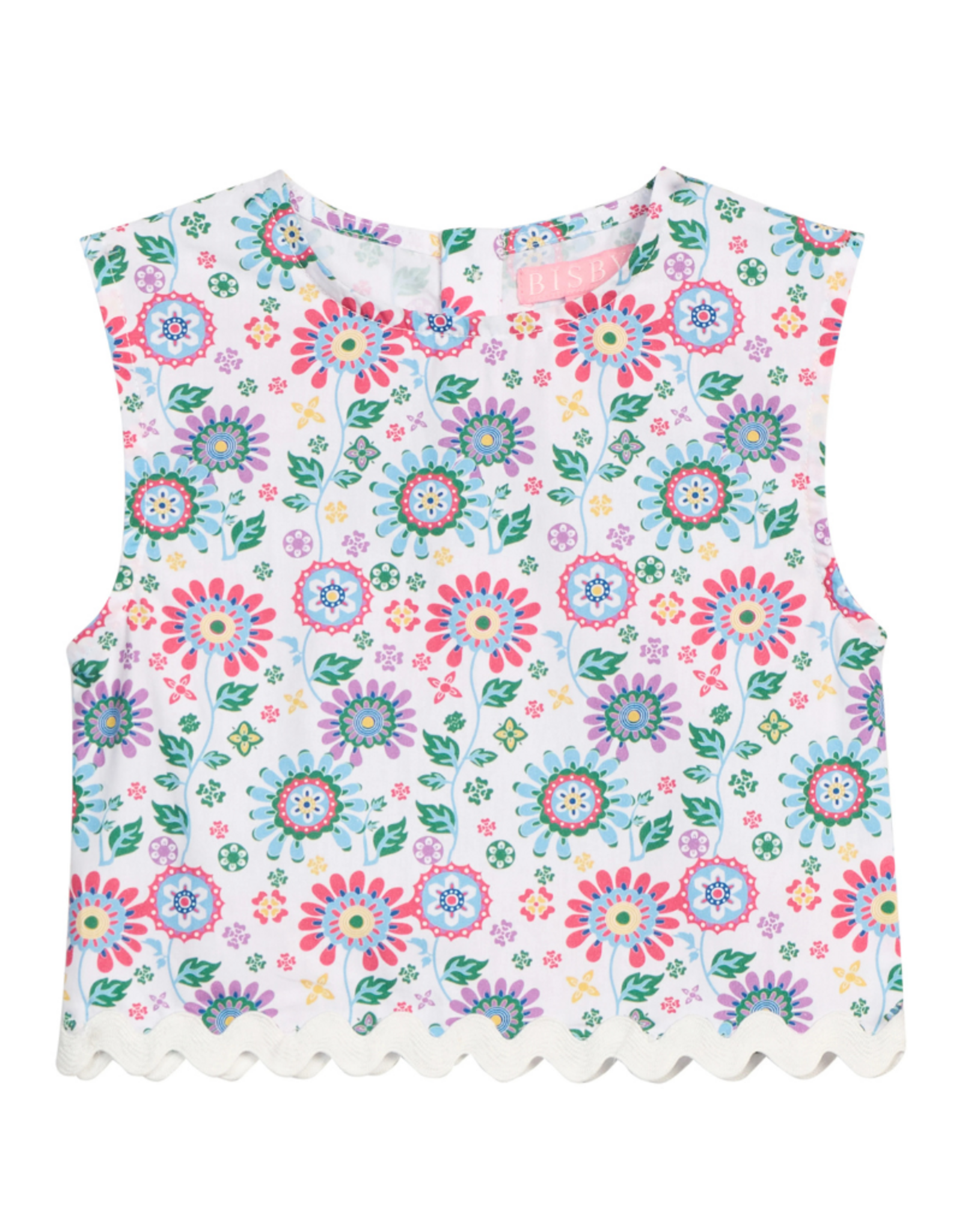 Bisby Ric Rack Shell Top, Bellavista Blooms