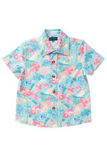 Prodoh SS Button Down, Palm Paradise