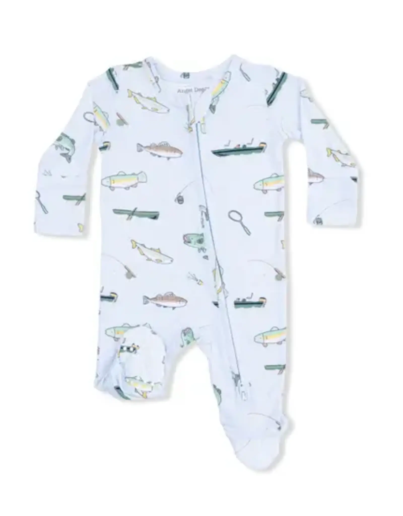 Angel Dear Blue Fishing - 2 Way Zipper Footie
