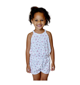 Design History White Floral Terry Shorts