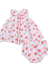 Angel Dear Strawberry Bliss Jill Dress with Bloomer