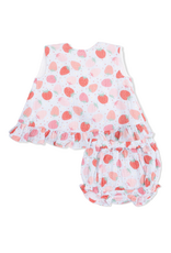 Angel Dear Strawberry Bliss Ruffle Back Bloomer Set