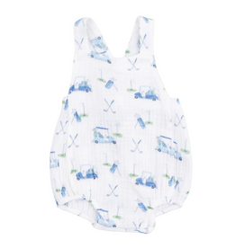 Angel Dear Retro Sunsuit, Golf Carts Blue