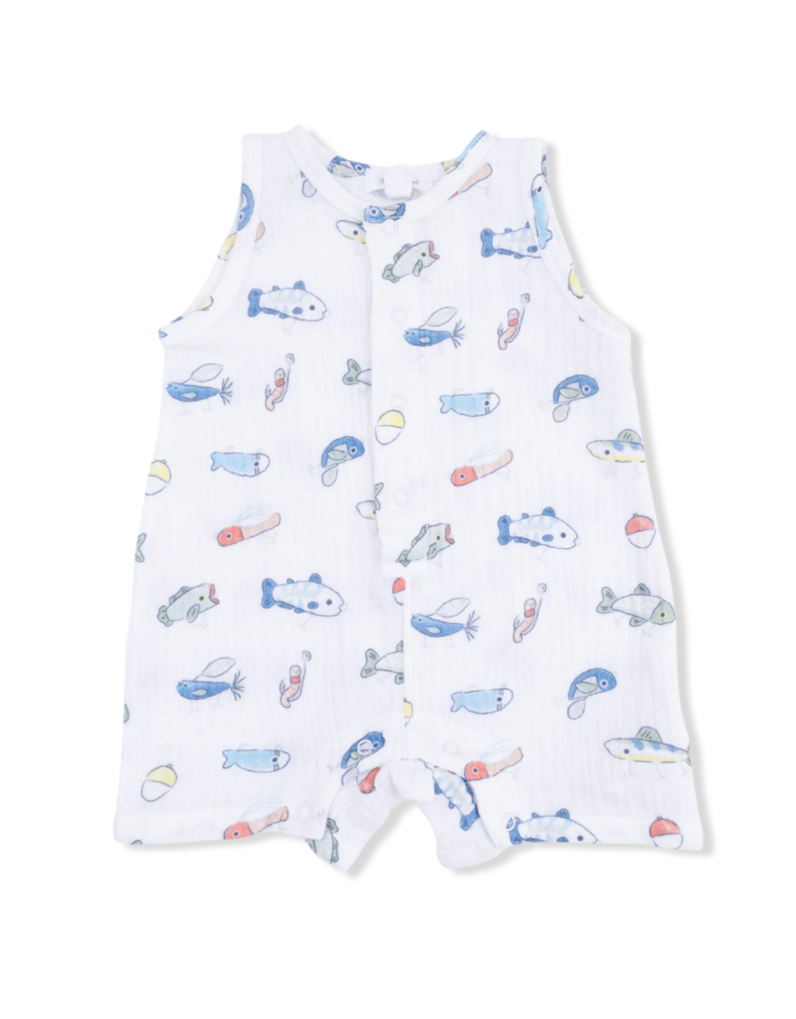 Angel Dear Fishing Lures Sleeveless Shortie Romper