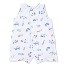 Angel Dear Fishing Lures Sleeveless Shortie Romper