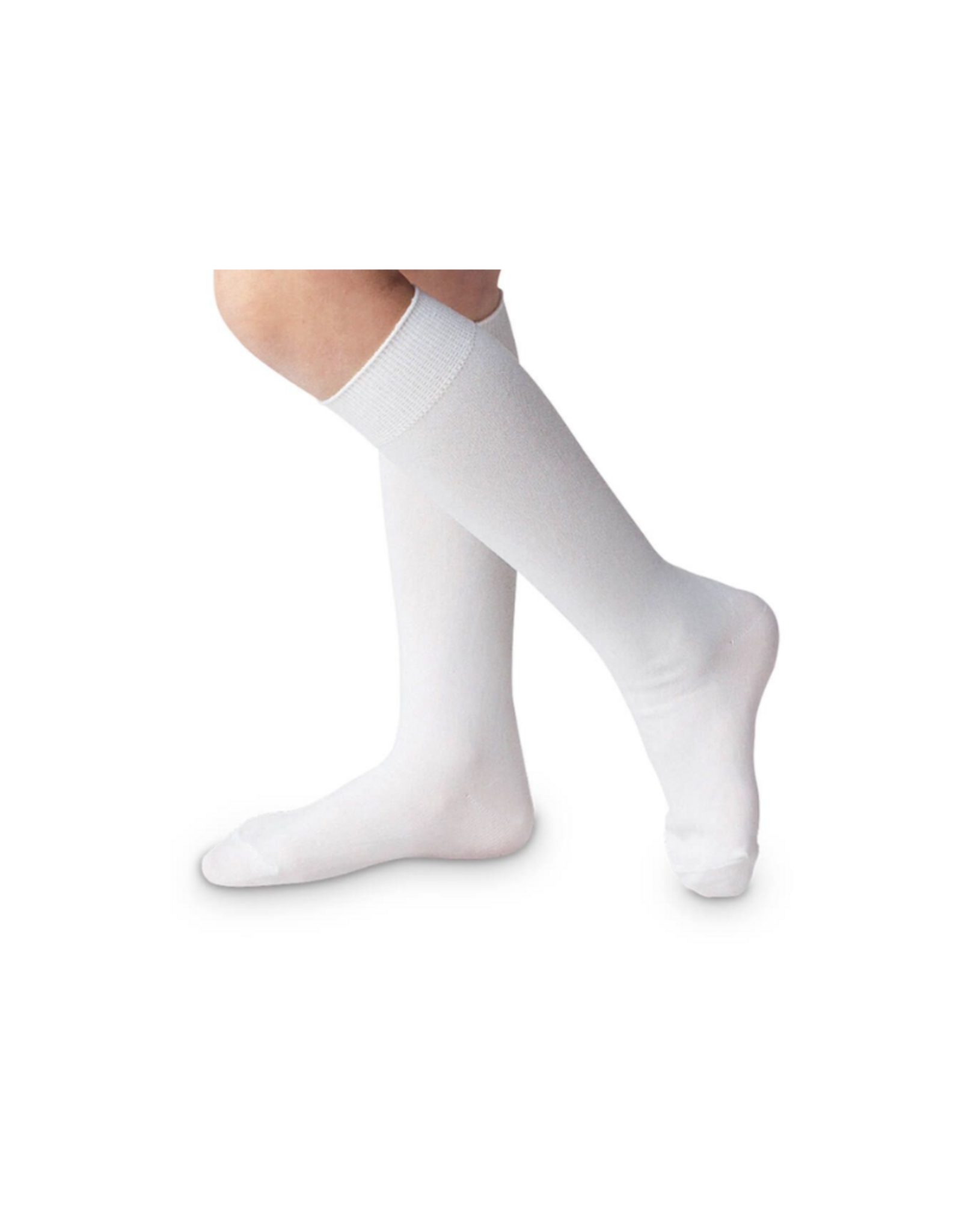 Jefferies Socks White Nylon Knee High 1603