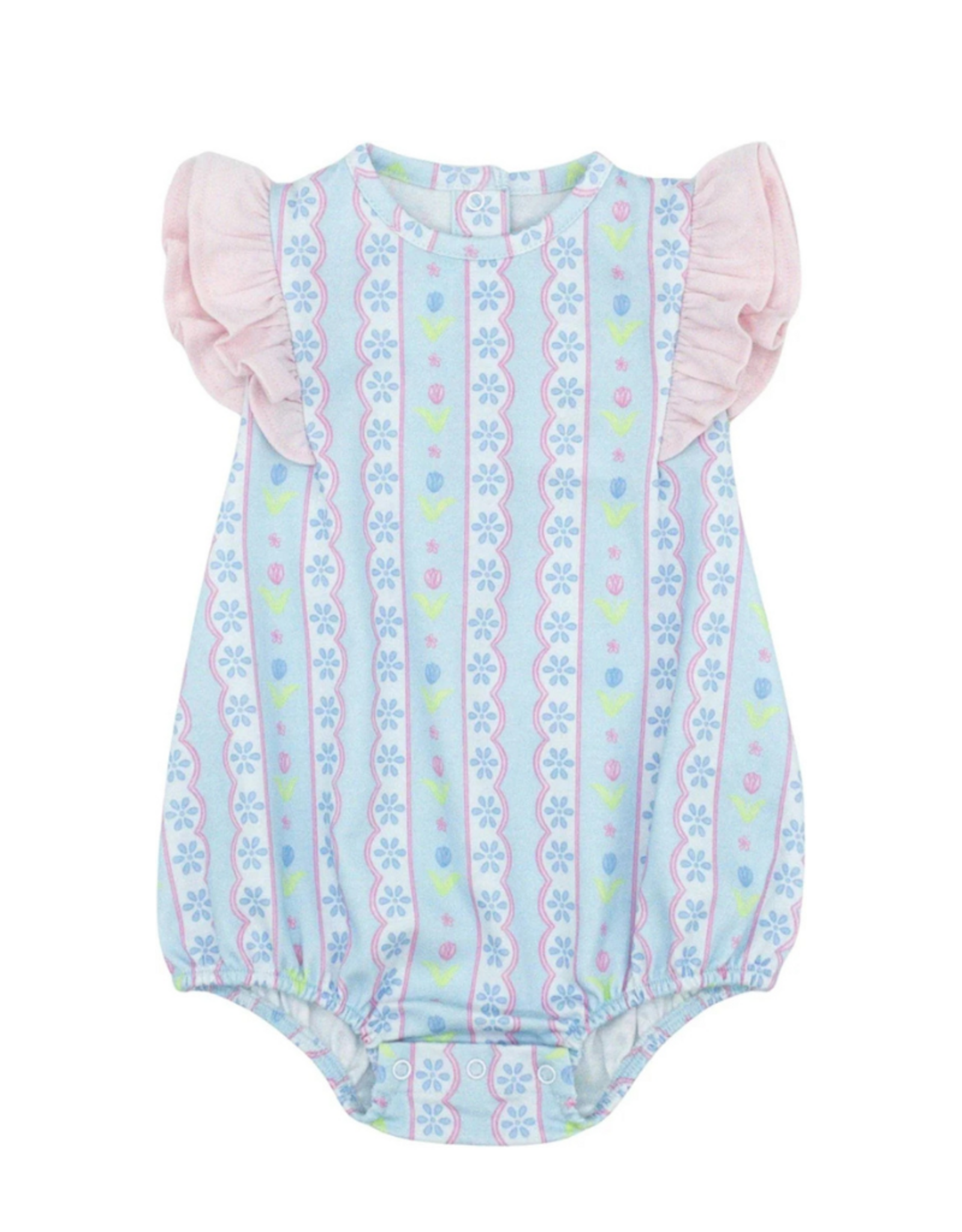 James and Lottie Floral Scallop Blake Bubble