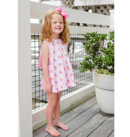 James and Lottie Lottie Bloomer Set, Strawberry Stripe