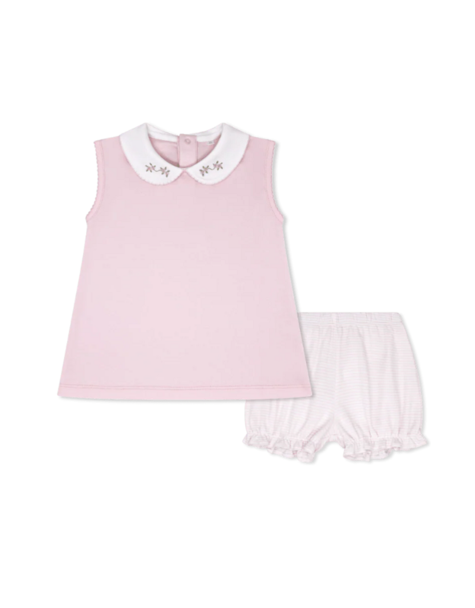 LullabySet Brooklyn Bloomer Set, Palmer Pink