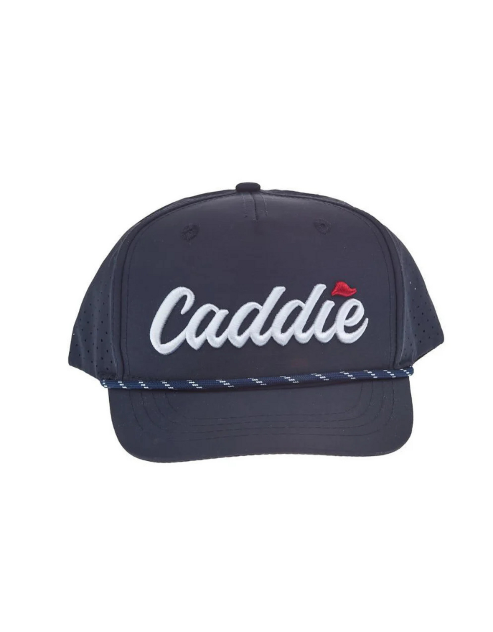 Caddie Caddie Performance Rope Hat, Navy/White