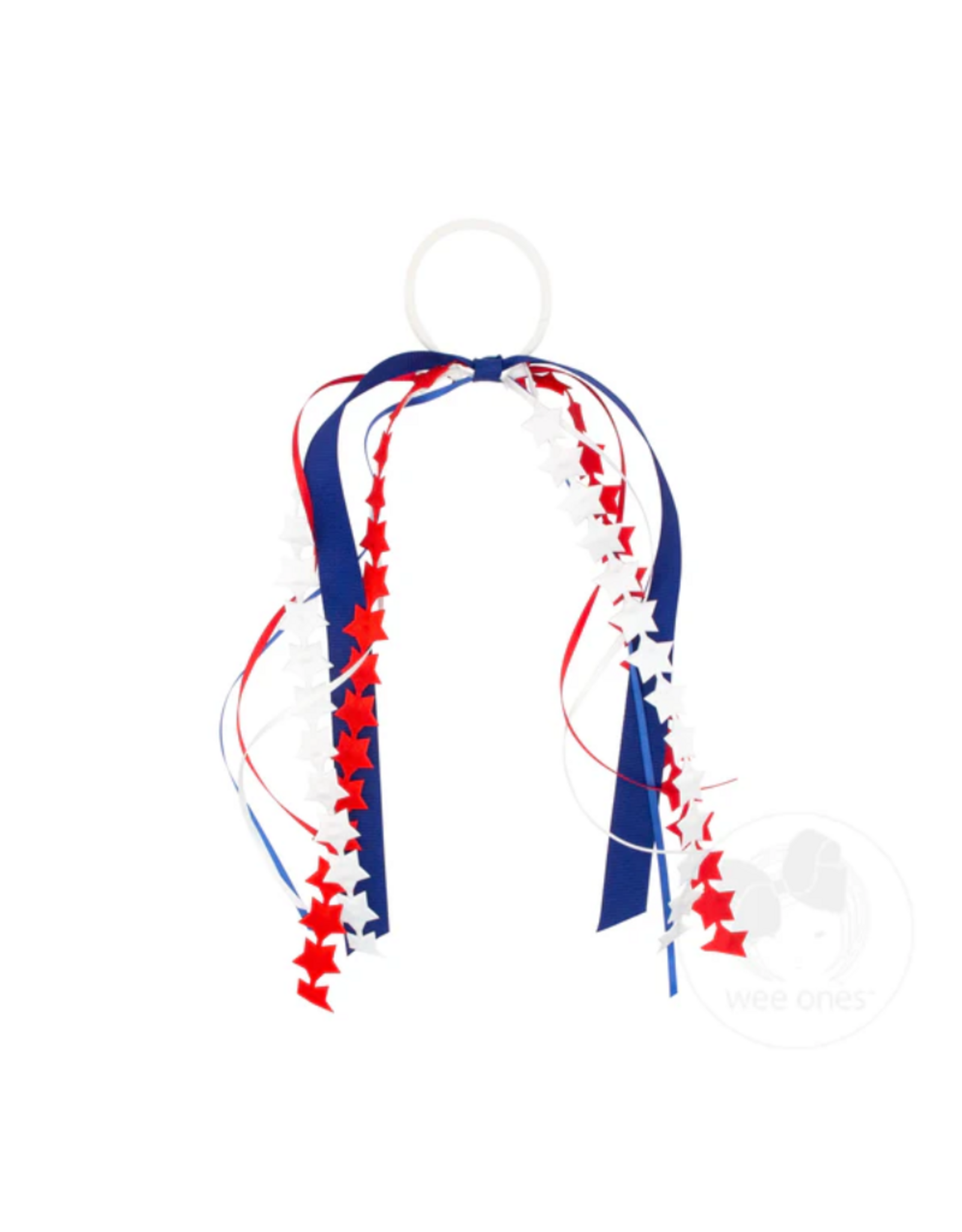 WeeOnes Satin Stars with Grosgrain Streamers Pony Color