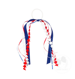 WeeOnes Satin Stars with Grosgrain Streamers Pony Color