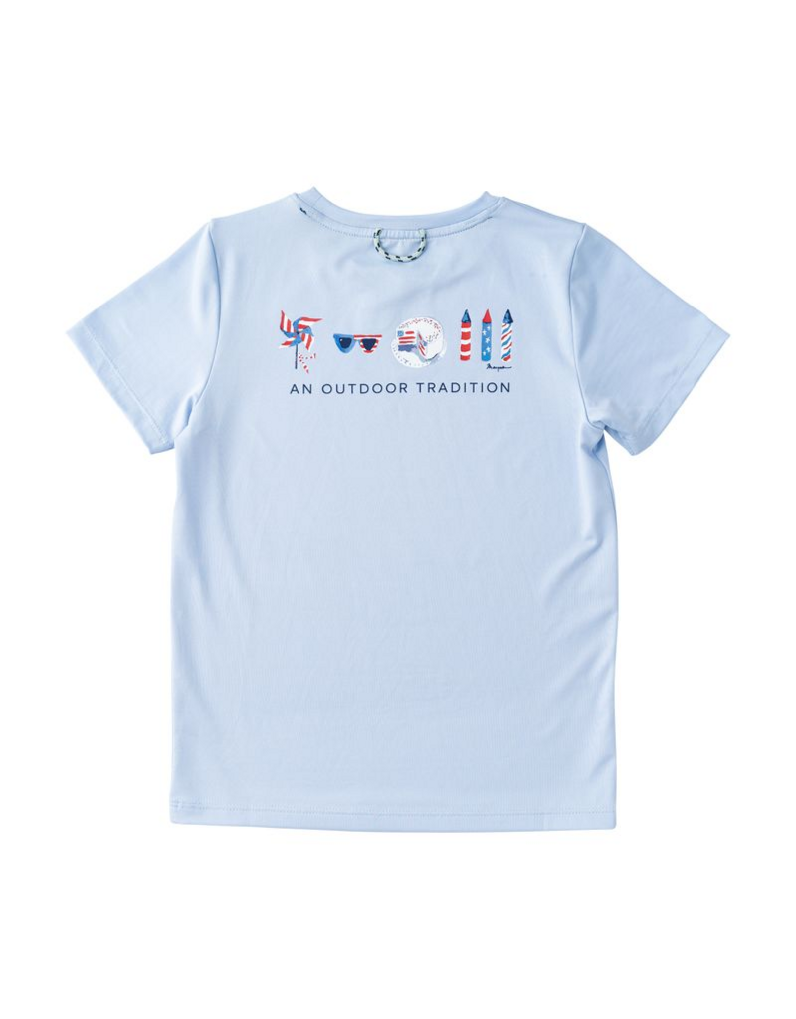 Prodoh SS Performance T-shirt, Windsurfer Blue Fourth