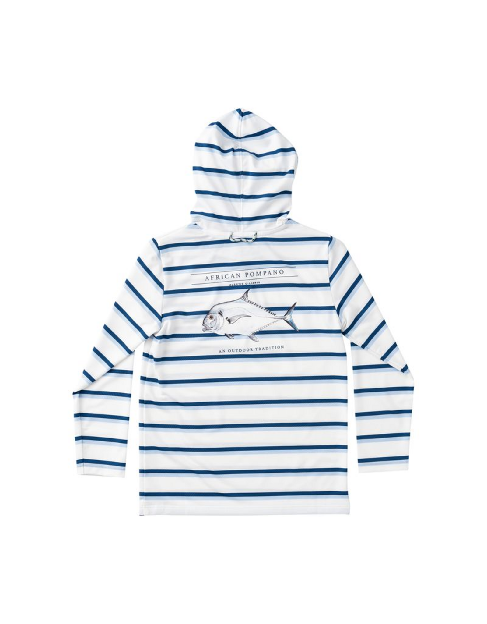 Prodoh LS Performance Hoodie, African Pompano Fish Stripe