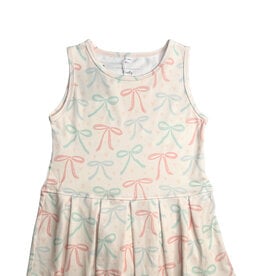 Honesty Bow Pleated Dress
