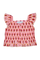 Mayoral Printed Bambula Top, Candy