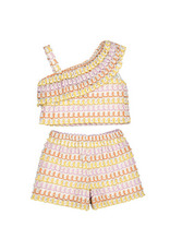 Mayoral Lilac Knit Short Set