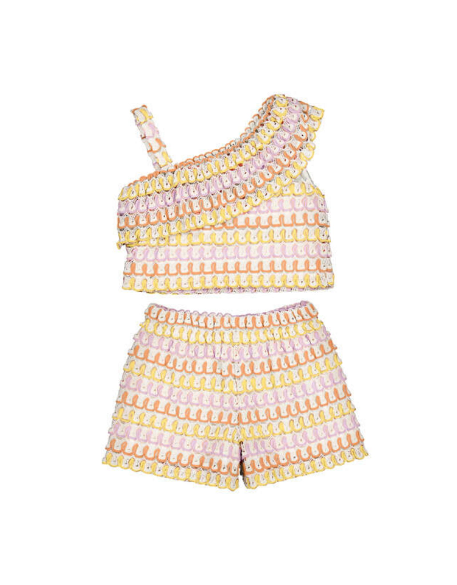 Mayoral Lilac Knit Short Set