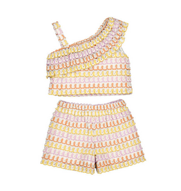 Mayoral Lilac Knit Short Set