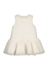 Mayoral Bone Swiss Dot Dress