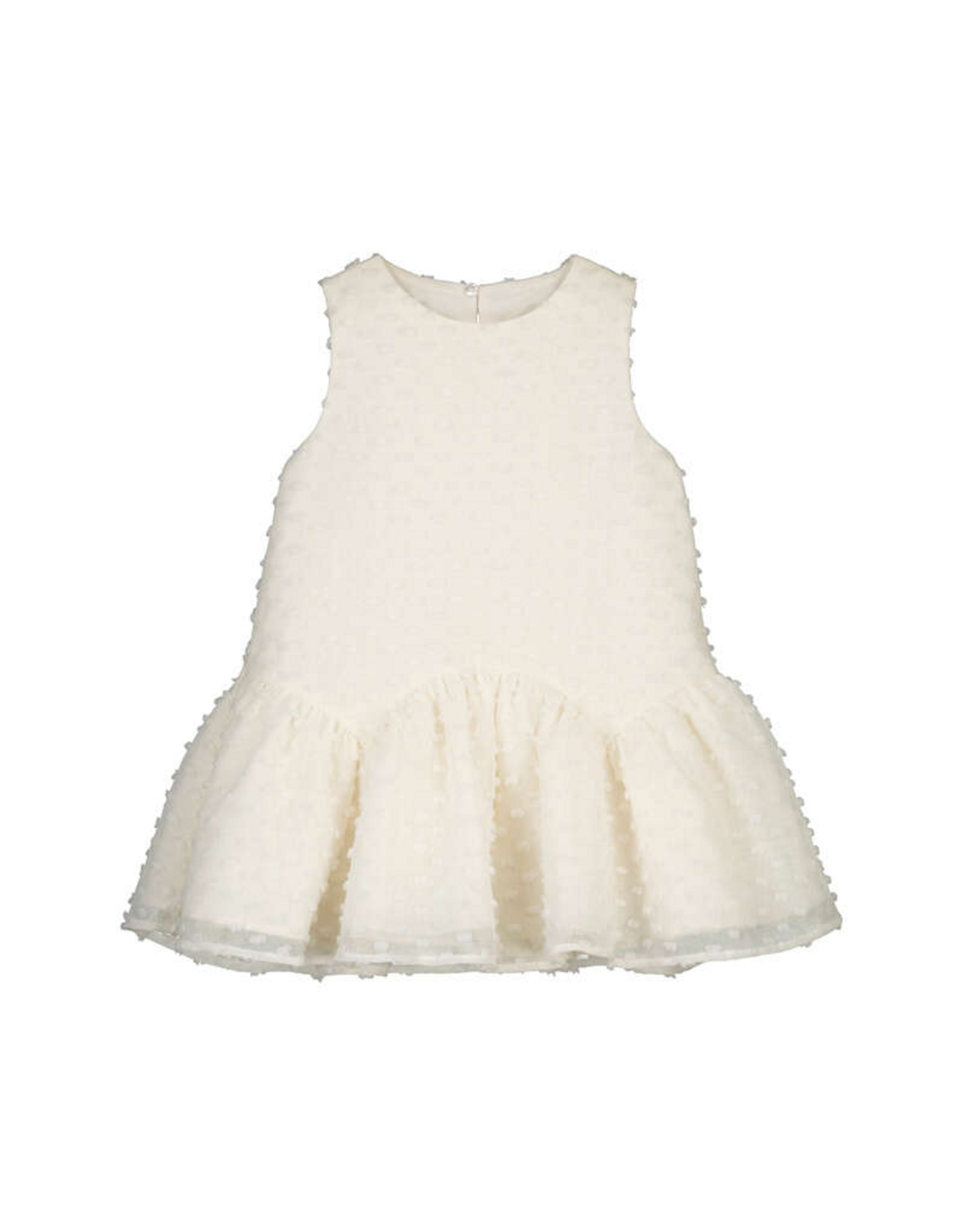 Mayoral Bone Swiss Dot Dress