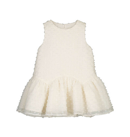Mayoral Bone Swiss Dot Dress