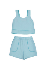 Mayoral Aqua Knit Short Set
