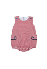 Baby Loren Red and Blue Patriotic Pima Bubble