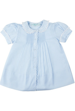 Feltman Brothers Blue Collared Scalloped Trim Slip Dress