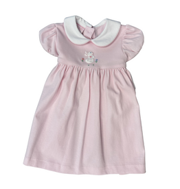 Petit Bebe Bunny Girl's Pink Knit Dress