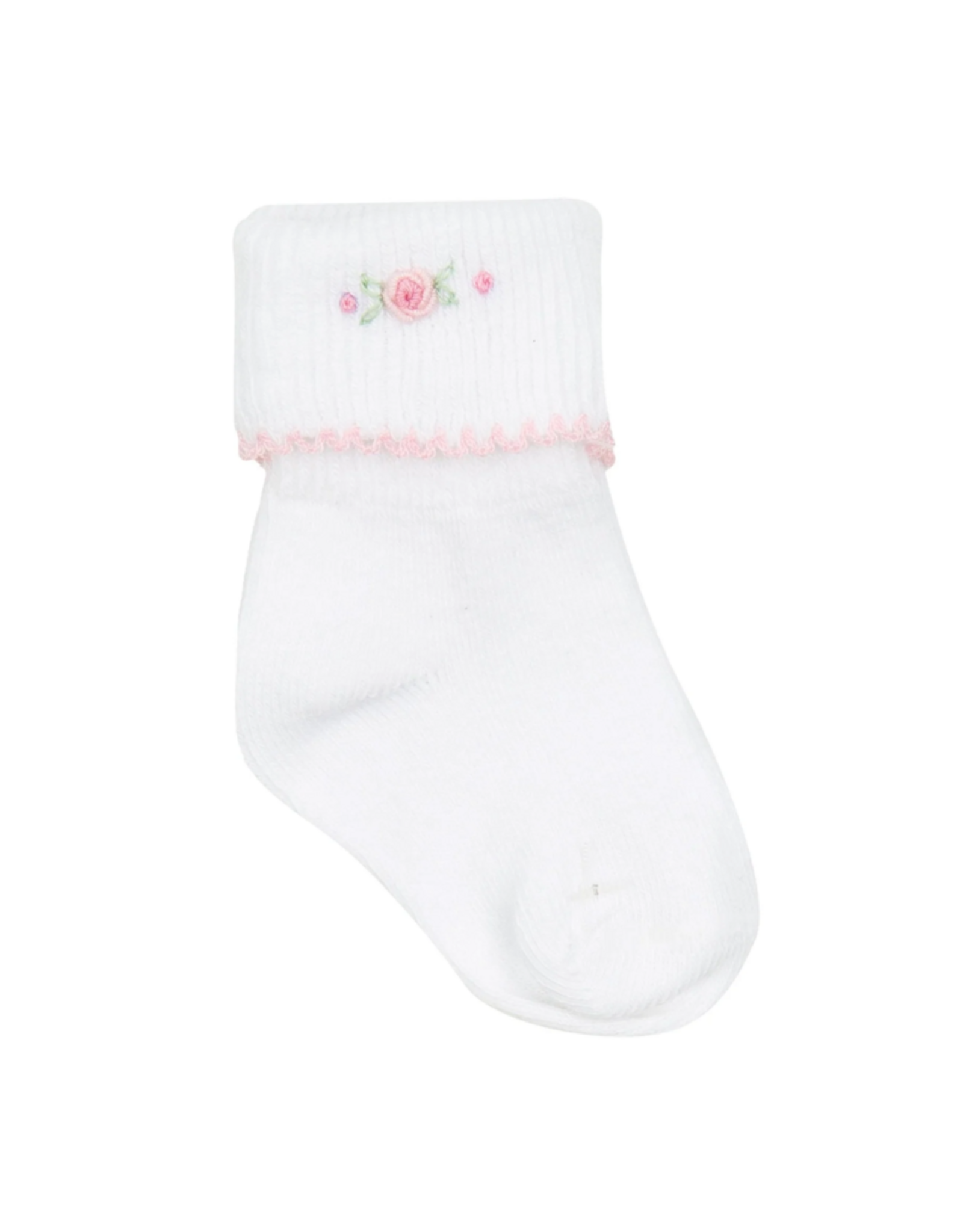 Magnolia Baby Juliette's Classic Pink Socks, NB