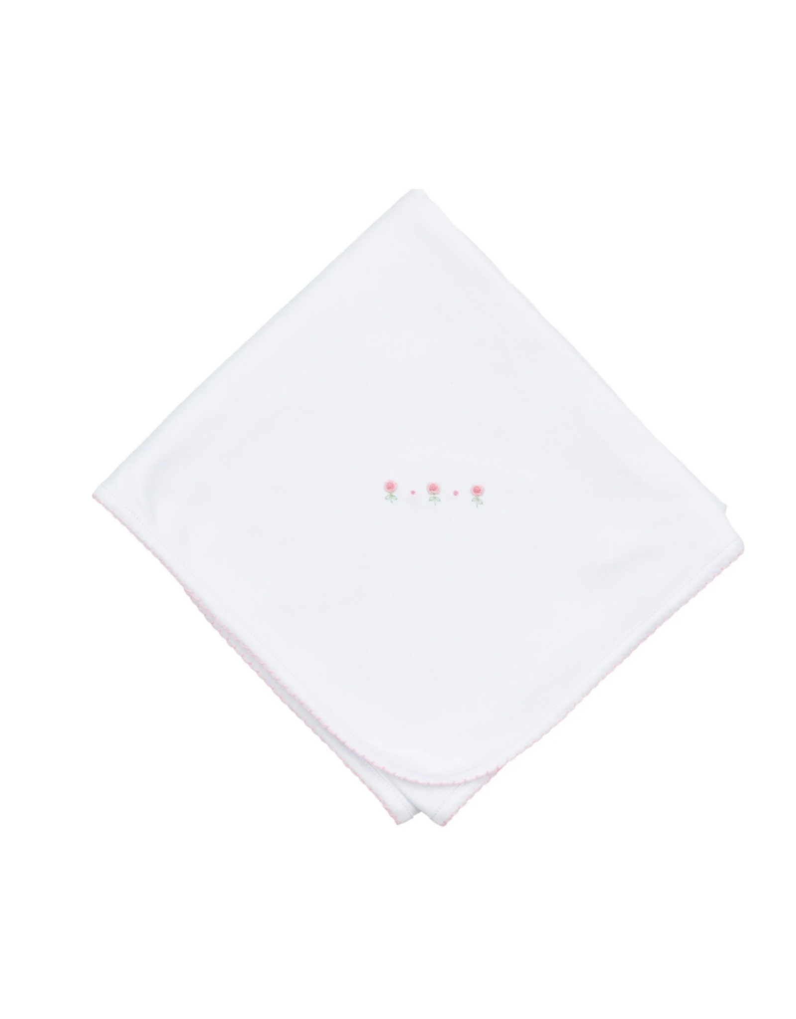 Magnolia Baby Juliette's Classic Pink Receiving Blanket