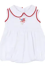 Magnolia Baby A Sparkly Fourth Girl Collared Bubble