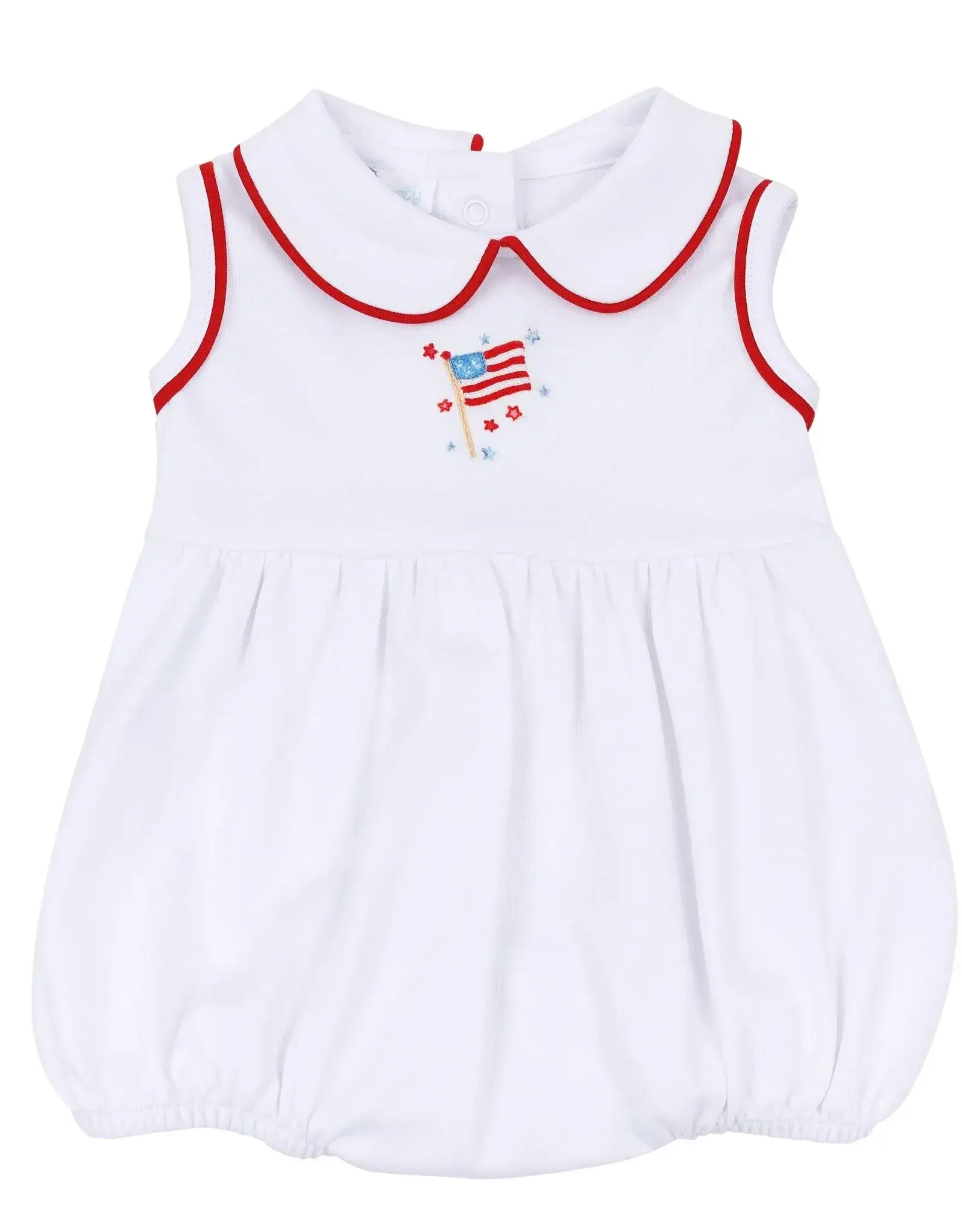 Magnolia Baby A Sparkly Fourth Girl Collared Bubble