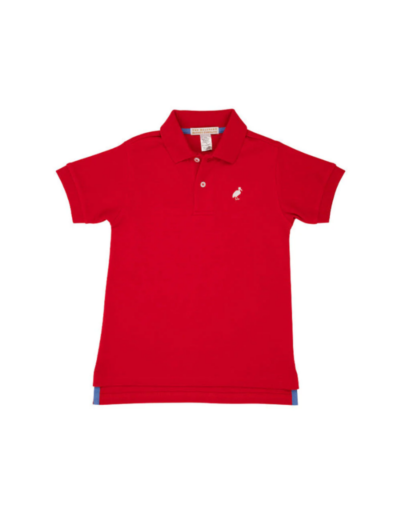 The Beaufort Bonnet Company Prim and Proper Polo SS, Richmond Red
