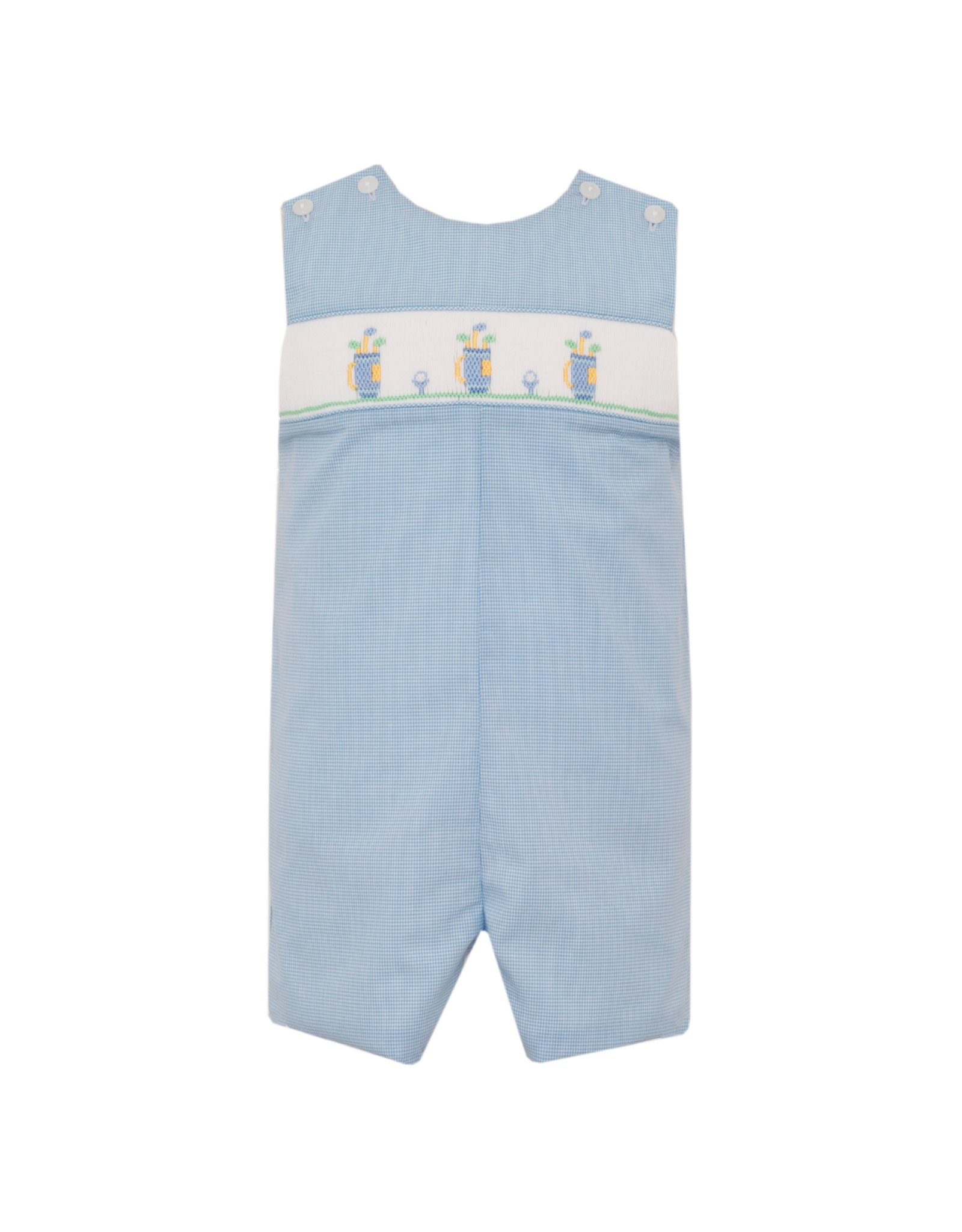 Petit Bebe Golf Blue Microcheck Jon Jon