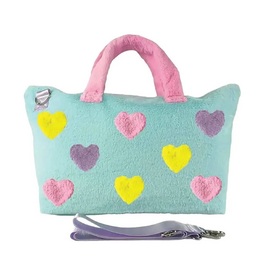 Iscream Hearts Color Block Overnight Bag