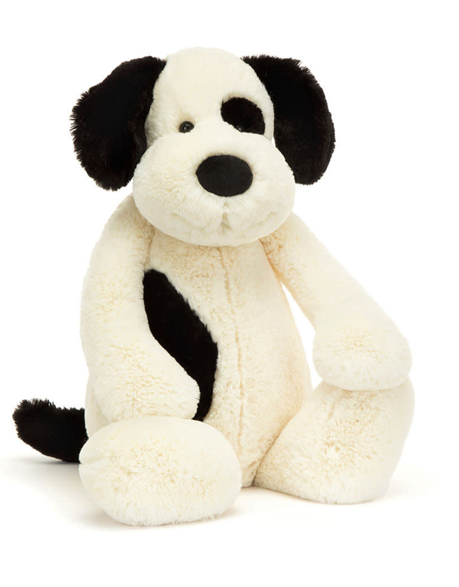 Jelly Cat Bashful Rufferty Black & Cream Puppy Original