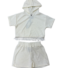 Ava & Yelly Ivory 2 pc Swim Coverup