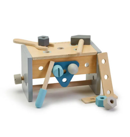Two's Company Kids 2-In-1 Wooden Toolbox