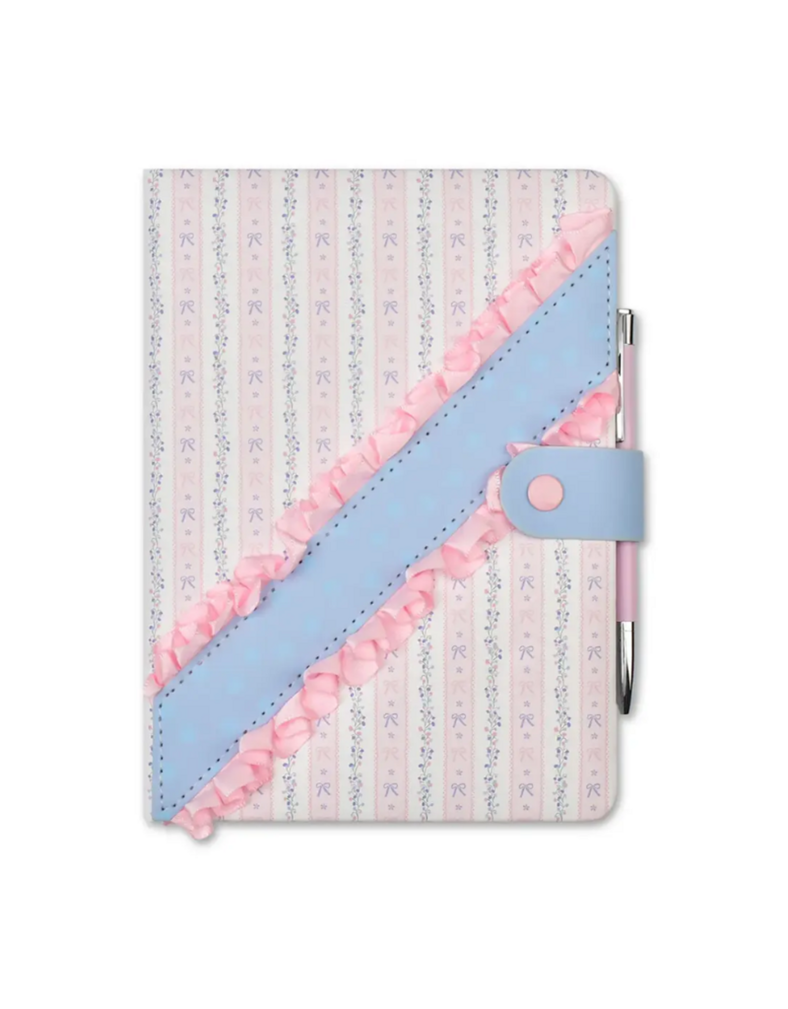 Iscream Floral Stripes Journal