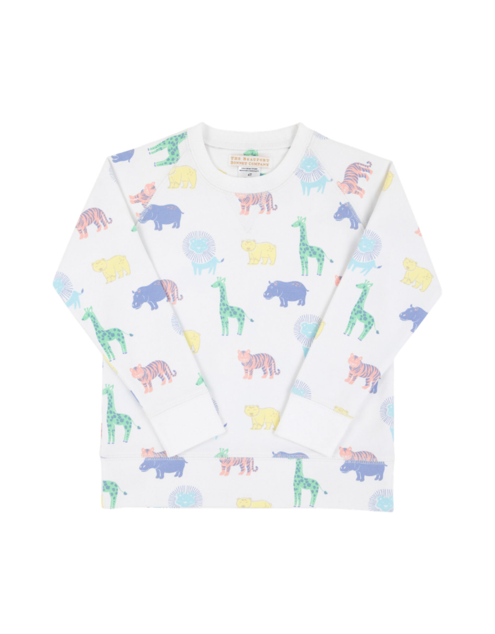 The Beaufort Bonnet Company Cassidy Comfy Crewneck, Wittle Wild One