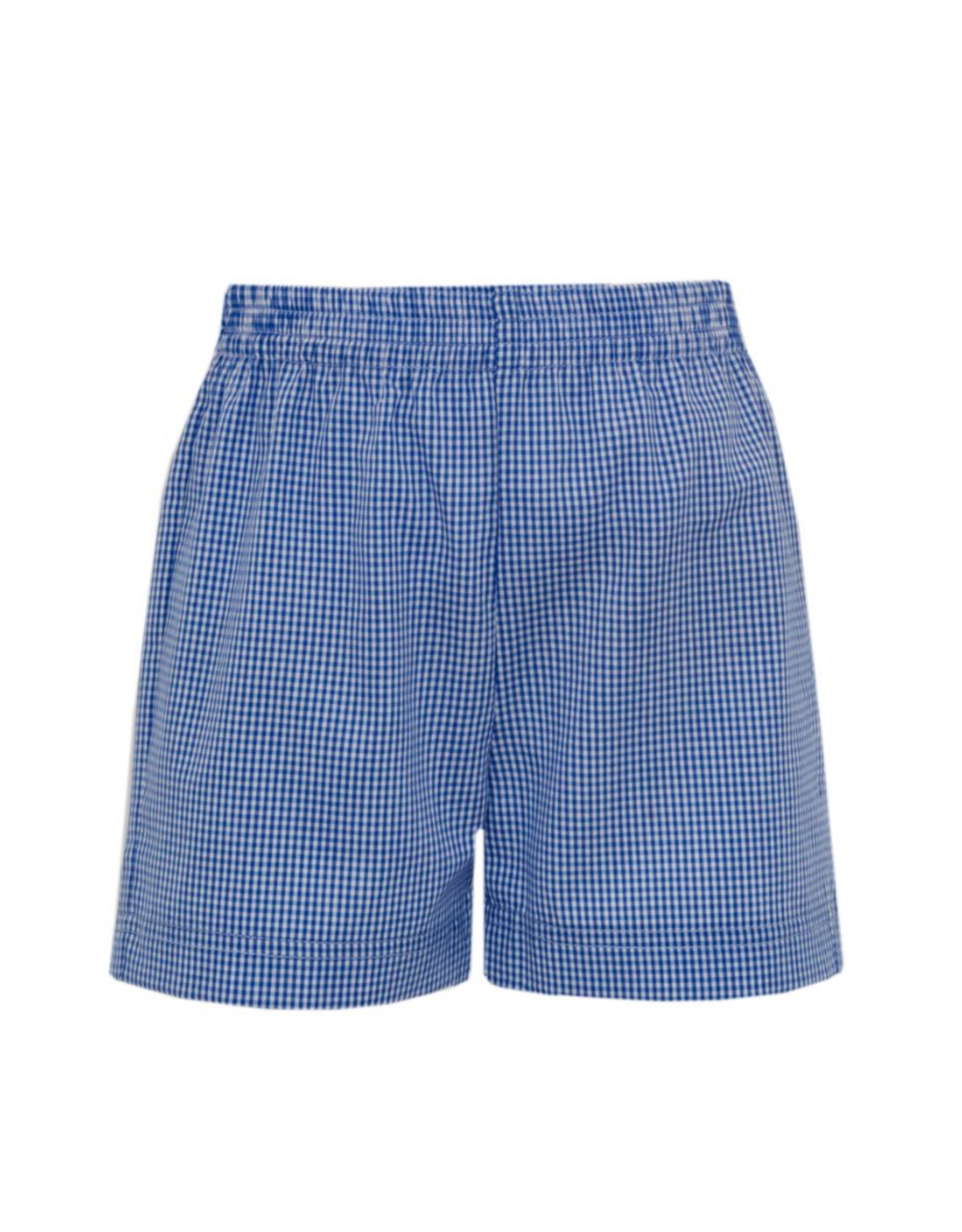 Anavini Royal Blue Mini Gingham Shorts
