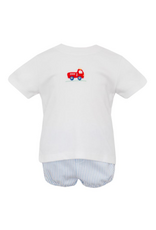 Anavini Firetruck Diaper Set