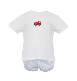 Anavini Firetruck Diaper Set
