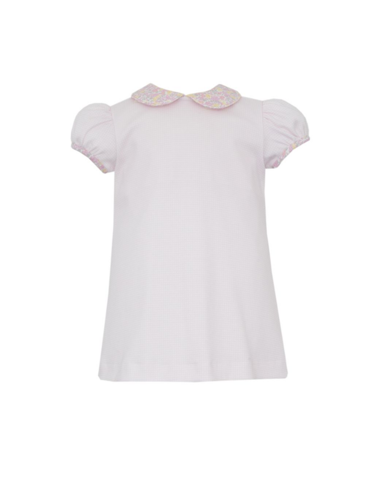 Anavini Pink Gingham Dress, Flowers