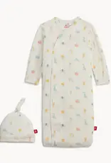 Magnetic Me Lullaby Sky Pink Modal Gown & Hat Set